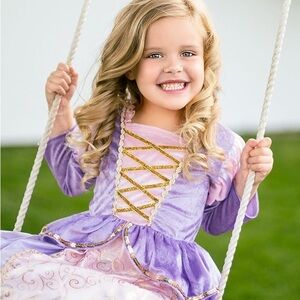 LITTLE ADVENTURES VGUC Rapunzel Disney Princess Dress Up Costume